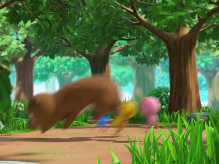 #英文动画片 #看动画学英语 #学英语单词 let go of:松手放开,放开,放手,放弃,释放。 be stuck:卡住了,被困住了,动不了。