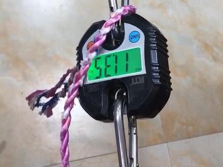 达瓦800mJ拉力测试,直线拉力12公斤。