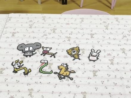 燃尽了。#拼豆 #拼豆图纸 #十二生肖 #手工 #手工diy