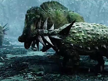 第103集 甲龙摆阵对抗高棘龙! #史前巨兽 #侏罗纪 #恐龙世界 #纪录片