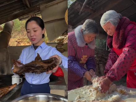 #一人一个春节传统年俗 #分享家乡美食 #三农 #板鸭 #地方特色美食 放假啦,尤溪传统特色美食板鸭,春节必做美食之一😋