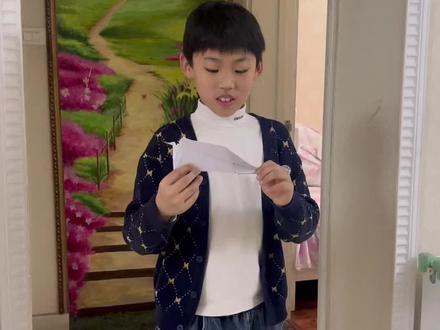 快和我一起叠猎豹纸飞机#搞笑 #学习打卡ing #谁教的娃这么优秀 #我家小戏精上线 #亲子家庭