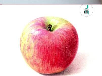 彩铅苹果画法简易教程🍎#彩铅 #手绘
