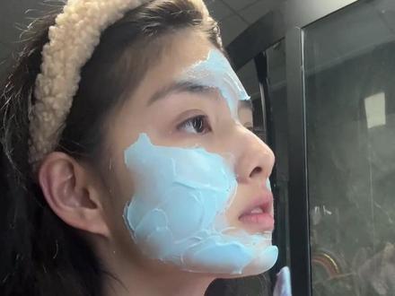 一直想分享的 延迟来发发#米蓓尔蓝绷带面膜