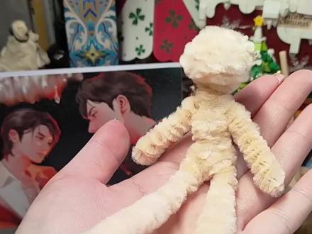 有手就会的扭扭棒人偶素体#扭扭棒 #素体