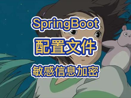 SpringBoot配置文件,敏感信息加密! #java #代码 #编程 #每天学习一点点 #每天进步一点点