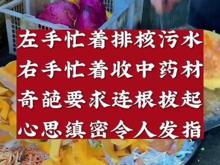 左手忙着排核污水
右手忙着收中药材
奇葩要求连根拔起
心思缜密令人发指
#三农养猪 #三农 #抖音三农 #农村人的生活就是这样的 #抖音三农热点