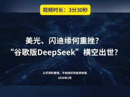 谷歌TurboQuant内存压缩技术投资影响解读#股票#财经 #谷歌 #存储芯片#美光