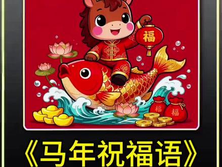 祝愿在坐的各位2026马年,财源滚滚装满怀,万马奔腾富前程。愿你新的一年,马上有钱,马上暴富,马到成功,万事顺遂,祝您新年快乐。#2026年 #马年祝福 #马年大吉 #情感 #情感共鸣 @DOU+小助手