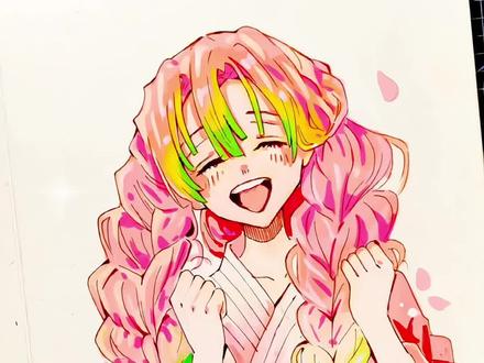 画本:蜜璃
在爱里长大,在爱里离去
绘画工具:恩米丙烯马克笔
#鬼灭之刃#手绘过程#临摹 #简笔画教程 #恩米丙烯马克笔