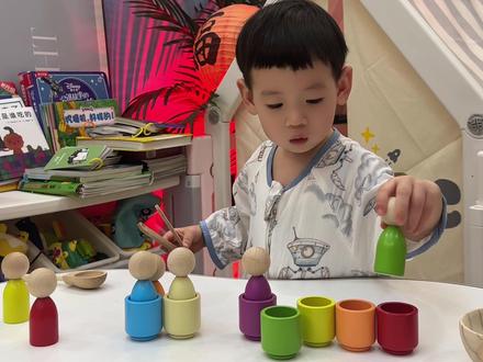 蒙氏专注力训练教具 家里有一岁以上宝宝的闭眼入,孩子不仅越玩越专注,也越玩越聪明!还能锻炼手部精细动作#蒙氏早教玩具 #宝宝玩具