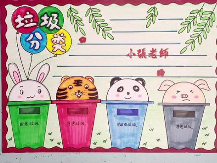 垃圾分类手抄报#手抄报 #手抄报作业 #手抄报模板 #小学生手抄报 #小报