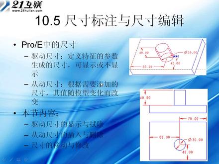 Proe 从入门到精通 9-9.尺寸标注与修改 #cad教学 #cad教程 #plc #Proe