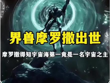 当界兽摩罗撒得知宇宙海公认的第一强者只是一名宇宙之主后, 他的反应有多大?#罗峰 #吞噬星空 #青年创作者成长计划 #国漫作者团