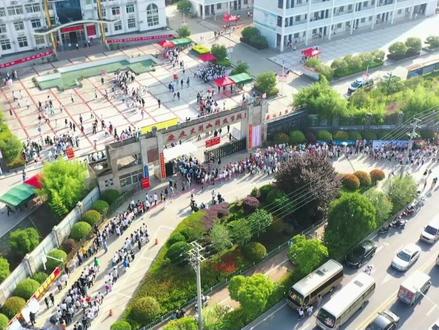 2022中考第一天:3475名考生奔赴考场......#毕业季 #中考 #岳西