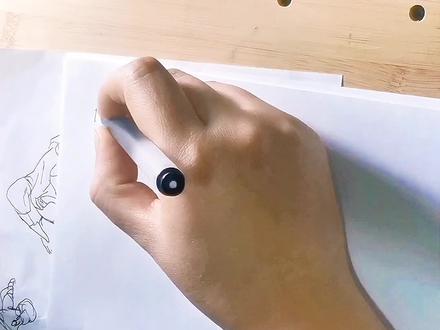 睡前#画画 今天依旧是#速写 (σ′▽‵)′▽‵)σ