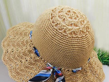 太阳花渔夫帽教程 #手工编织零基础教学#夏凉帽教程#编织教程#手工钩针#夏天帽子钩织教程