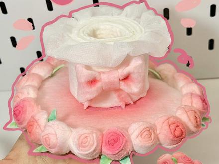 🎀✨「今天教你用洗脸巾做超梦幻玫瑰花杯垫」🌼 #洗脸巾#玫瑰花 #礼物 #DIY#心相印