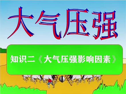 大气压知识点【大气影响因素】#肖掌门物理 #涨知识 #中考 #物理知识点总结 @DOU+小助手 @抖音小助手