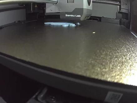 今天打印一只龙猫,还算完美,就是上色时不小心擦到了一个点,有点瑕疵#3d打印 #龙猫