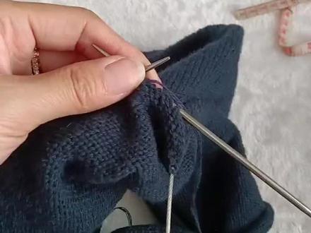 圆领开衫教程#爱生活爱编织 #手工diy #教程