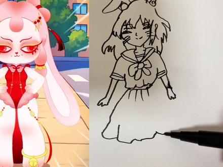 原作者、好友@瑞瑞与加加布鲁艮#科普冷知识 #音游 #手书 #假如二次元真的存在 #我最喜欢的动漫角色