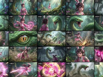 还在一个一个抽卡?两分钟撸一套完整剧情的25个分镜 #ai漫剧 #分镜#漫剧教学