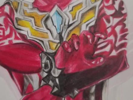 画一个新生代雷欧奥特曼#雷欧奥特曼 #雷古洛斯 #你相信光吗 #重拾手绘