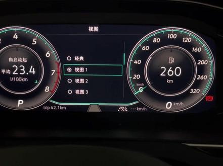 2023款迈腾330豪华,如何显示双码表模式!#迈腾b8