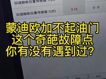 福特蒙迪欧加不油门,运用数据流秒一个 这个故障你有没有遇到过?#远程技术支持