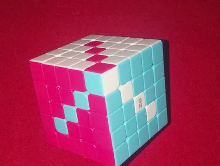 五阶魔方花式教程~三足鼎立 #魔方还原 #五阶魔方 #魔方#动手动脑 #热门