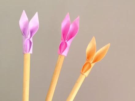 有了这个笔帽,孩子会喜欢写作业了吧!#折纸 #手工