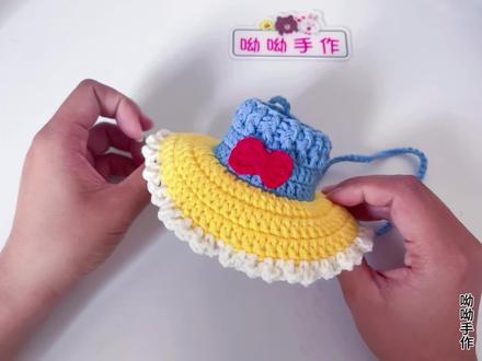 端午节手工:白雪公主蛋袋,快给小朋友安排上#钩针编织 #端午节手工 #蛋袋钩织 #白雪公主 #毛线编织