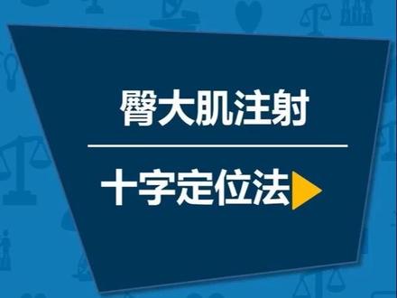 肌肉注射——十字定位法