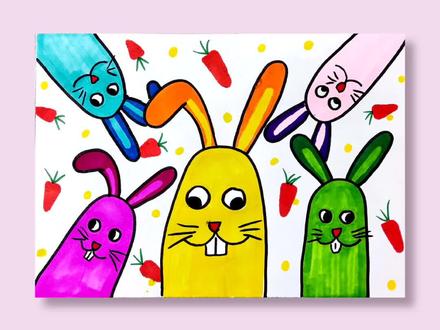 《可爱的小兔子》
5分钟就能完成,快来一起画吧!#小兔子#创作灵感 #育儿 #绘画教程 #家庭教育 #儿童画 #幼儿园绘画 #创意 #儿童绘画教程