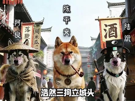 浩然三狗立城头,神仙见了都直摇头! 远看是阿良,近看是隐官,再仔细一看其实是陆老三!#剑来 #陈平安 #阿良 #陆沉 #青年创作者成长计划