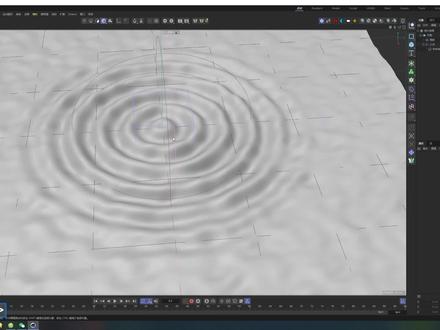 涟漪的水波纹 #C4D #c4d教程 #c4d建模 #c4d渲染 #c4d教学 #c4d培训 #向日葵