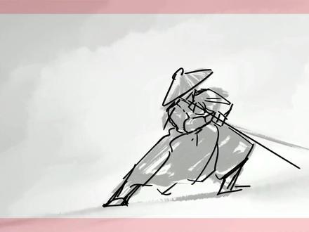 《雨霖铃》片头幕后花絮来啦 这次《雨霖铃》片头我们期望不仅是“画面做成水墨”,而是怎么让水墨真正拥有“气”。
所以前期做了大量草图、笔势和构图推演。很多镜头最开始都只是很简单的黑白关系,我们会先找情绪和节奏,再慢慢往里长人物、夜叉和江湖。
片子里大量出现的武器、眼睛、水下残面、巨口等意象,也都经历了很多版绘制和拆解。为了保留传统水墨那种介于“控制”和“失控”之间的感觉,我们用了很多逐帧动画、手绘笔触,以及真实水墨素材的叠加与合成,让墨迹、留白和运动关系能够更自然地融合在一起。
整个视觉里,黑、白、灰占据了绝大部分空间,只留下极少量的朱砂红去贯穿全片。
红色在这里既像血,也像执念;既像杀气,也像命运留下的一道痕迹。它会缠绕在武器、人物与夜叉之间,让整个画面始终处于一种压抑而克制的张力里。
这次我们一直在思考一件事:
水墨不应该只是一个“视觉滤镜”。
它真正迷人的地方,在于东方绘画里那种呼吸感、留白感,以及笔触本身的情绪。所以整个片头,我们都在尽量保留这种“人”的痕迹——包括笔锋的停顿、墨色的轻重、甚至一些并不完全规整的变化。
最后大家看到的,不只是一个武侠片头。更像是一卷不断展开的水墨长卷,里面有江湖、梦魇,也有展昭在侠义与秩序之间的选择。
我们也大量参考了#杨洋 在剧中的武术动作,力求还原英姿飒爽的武侠气质。
片头导演: 陈博文 王猛 王文彬
制片: 陈梓怡
创意: 安宇 沙昀锦
分镜: 安宇 沙昀锦 薛玉洁
美术设计: 安宇 沙昀锦 薛玉洁
动画设计: 刘继东 潘恩泽 代萌
平面设计: 徐睿池 黄俊凯 唐红姣
#雨霖铃 #片头 #幕后花絮 #水墨