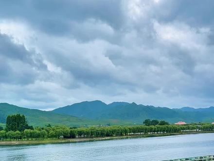 丹东宽甸河口景区 #观景船 #水天相接的美景 #河口景区 #丹东 #一姐旅行推荐官