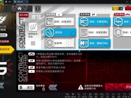 明日方舟危机合约渊默行动遗弃地块8级(日替)低配攻略 #明日方舟 #明日方舟攻略