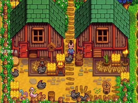 星露谷物语|无mod也能鸡舍畜棚自动化 #星露谷物语