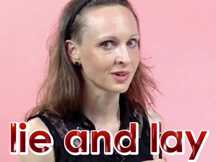 Lie和Lay这两个词,别再用错啦!#记单词 #零基础英语 #老外教英语