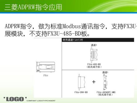 三菱标准Modbus通讯指令ADPRW用法简介,了解一下
