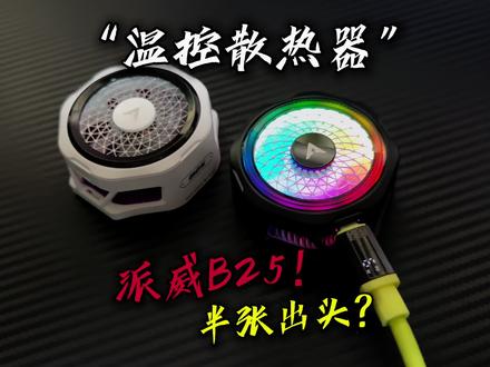 半张出头的大功率温控散热器,你值得拥有!#派威 #派威B25 #散热器 #夏季必备
