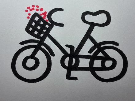 爸爸画的vs妈妈画的自行车,你更喜欢哪个呢#画画 #简笔画 #零基础学画画 #一起学画画 #儿童简笔画