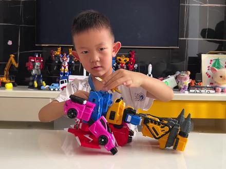 迷你特工队机甲变身#创作灵感 #记录美好生活#亲子