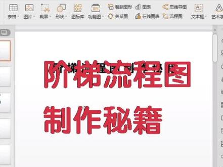 #秀出你的ppt 阶梯流程图制作秘籍,用这招超简单~@抖音小助手