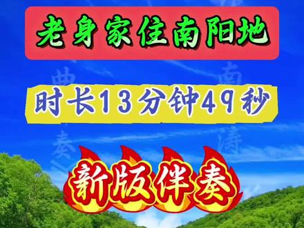 #河南戏曲伴奏 豫剧新版《花枪缘》老身家住南阳地