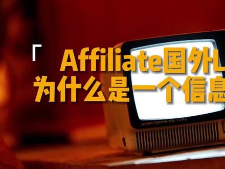 Affiliate国外LEAD为什么是一个信息差行业#国外广告联盟 #信息差赚钱思路