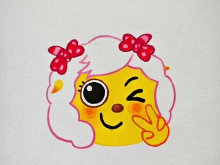 表情包简笔画:羊村限时表情包-美羊羊 美羊羊表情包简笔画#画画 #手绘 #动漫人物绘画 #儿童简笔画 #零基础学画画